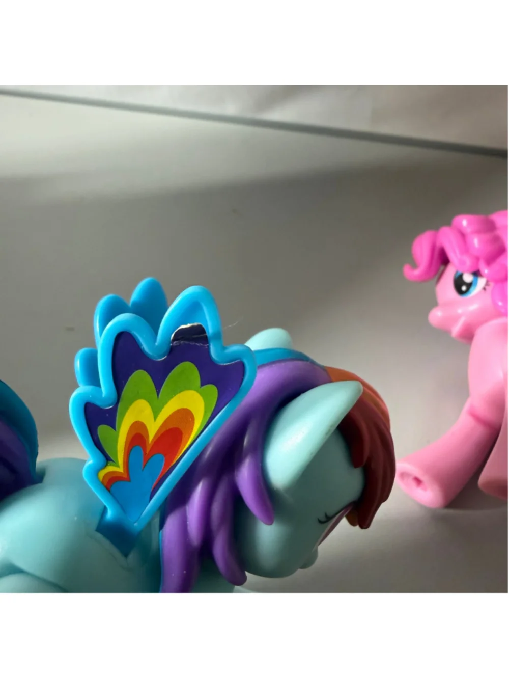 Hasbro My Little Pony Toy Figures Set Blue and Pink